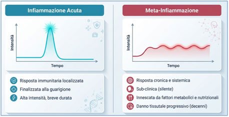 Infiammazione acuta e cronica a confronto