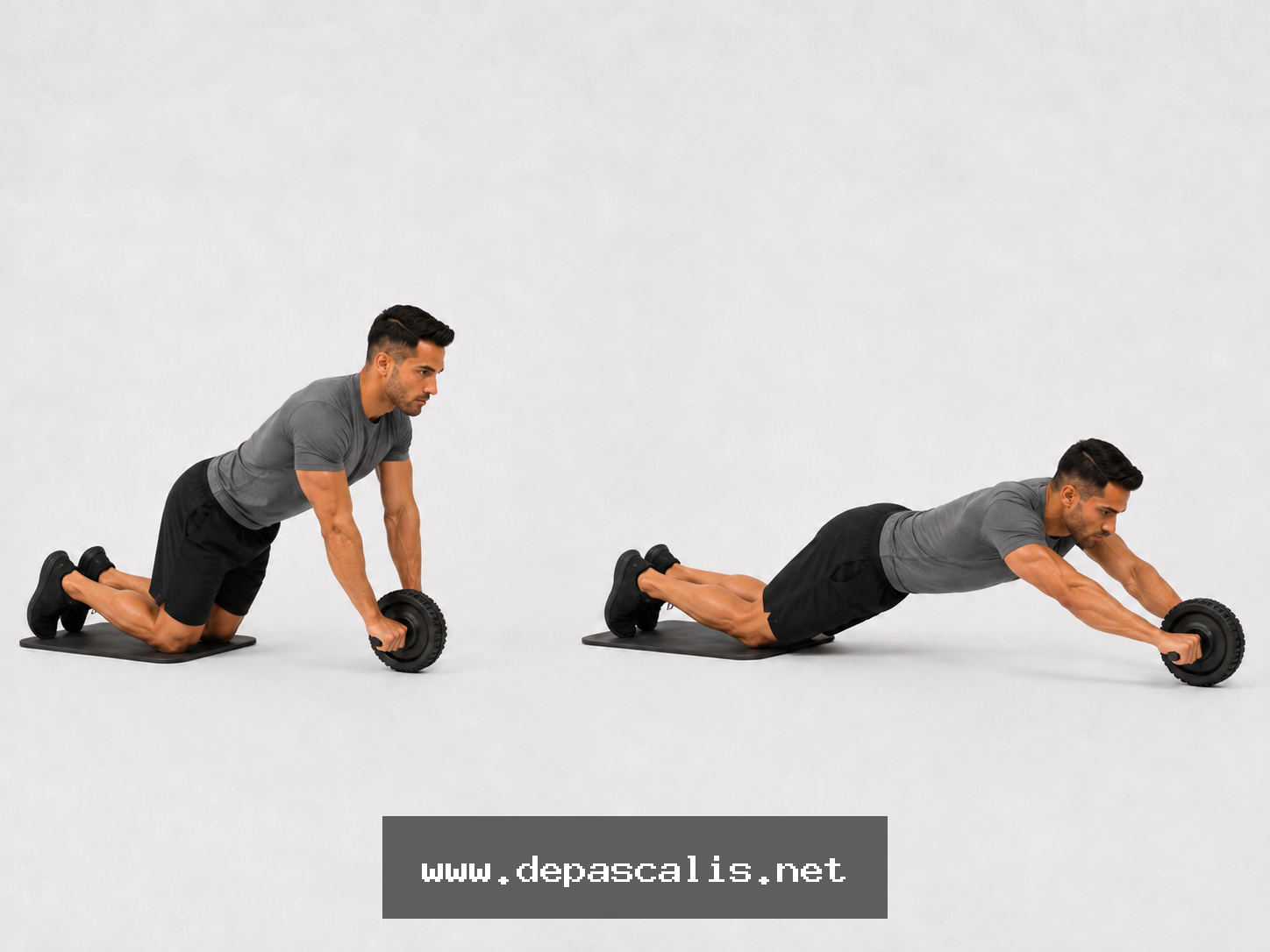 Ab wheel rollout