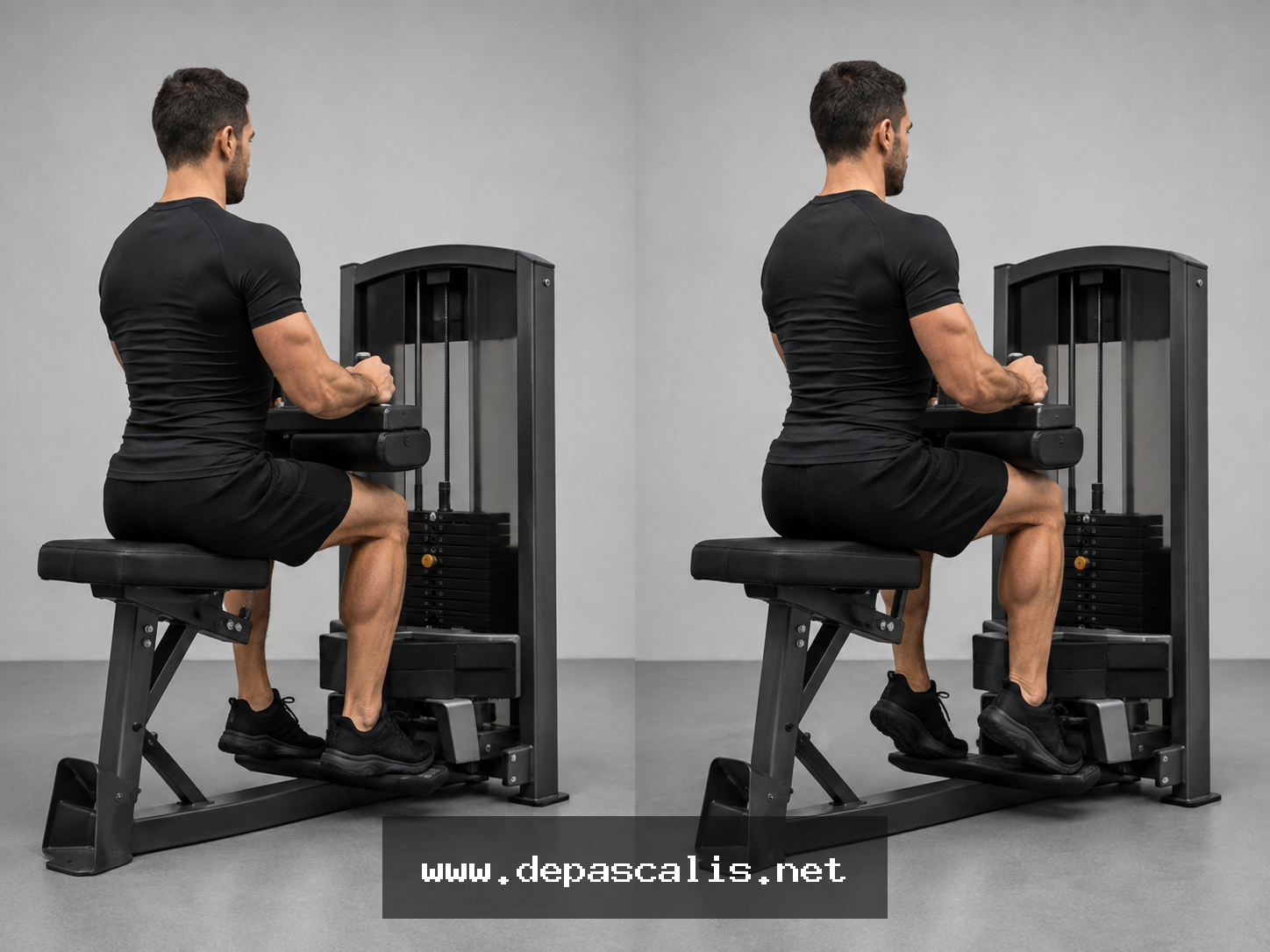 Calf raise seduto