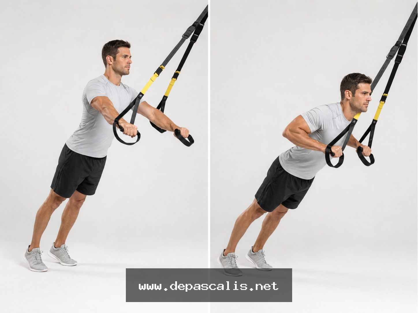 Chest press al TRX