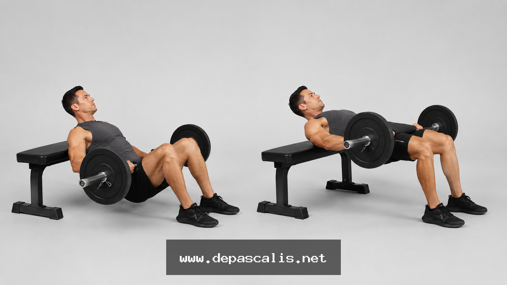Hip thrust con bilanciere