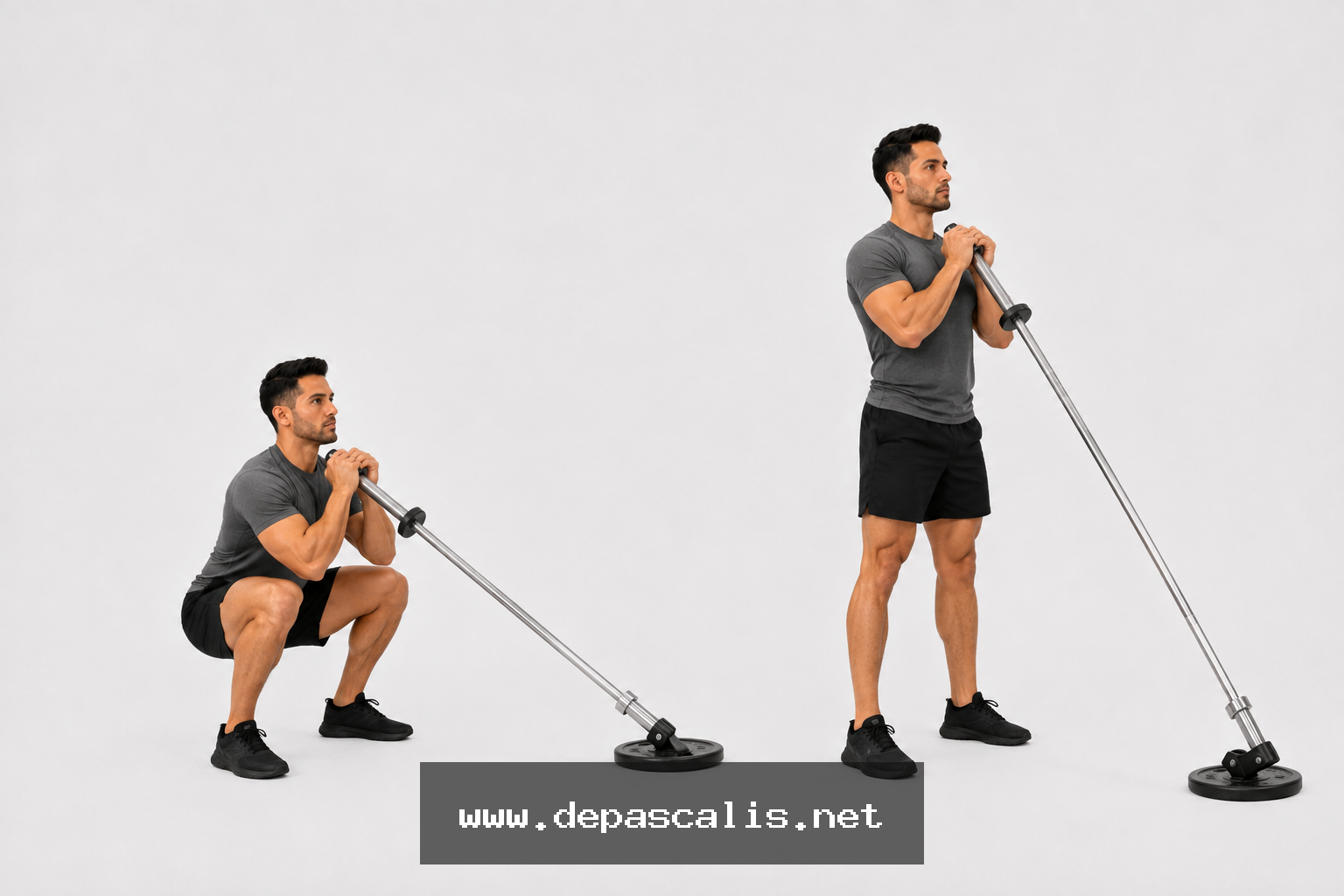 Landmine squat