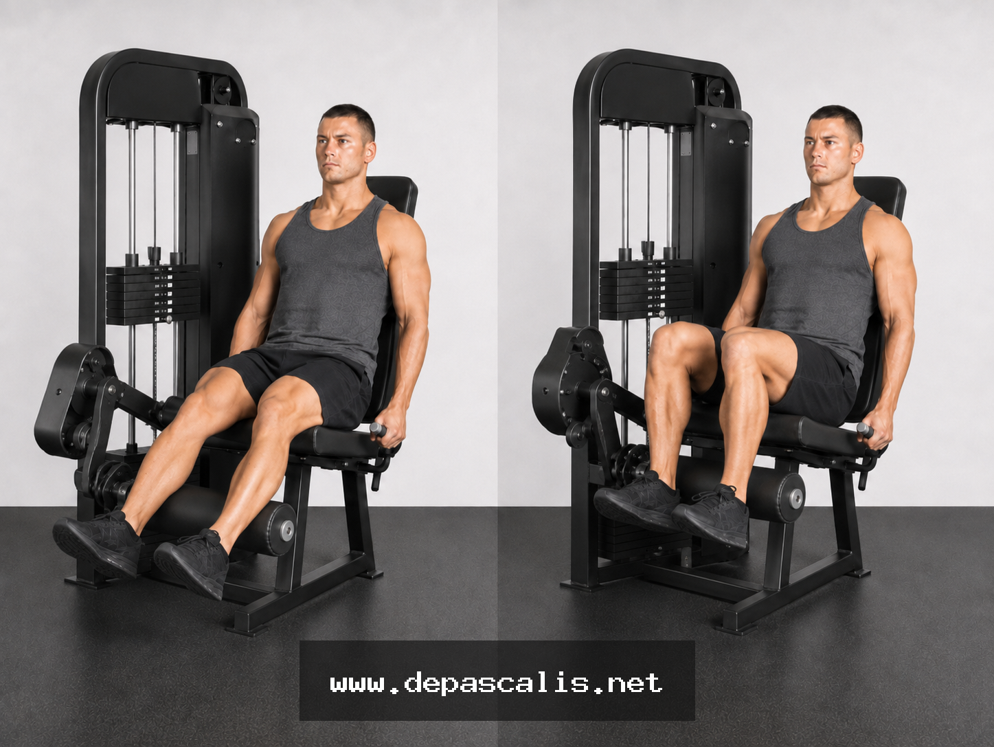 Leg curl seduto