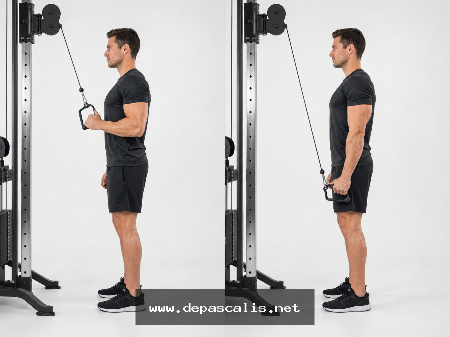 Pushdown al cavo a un braccio