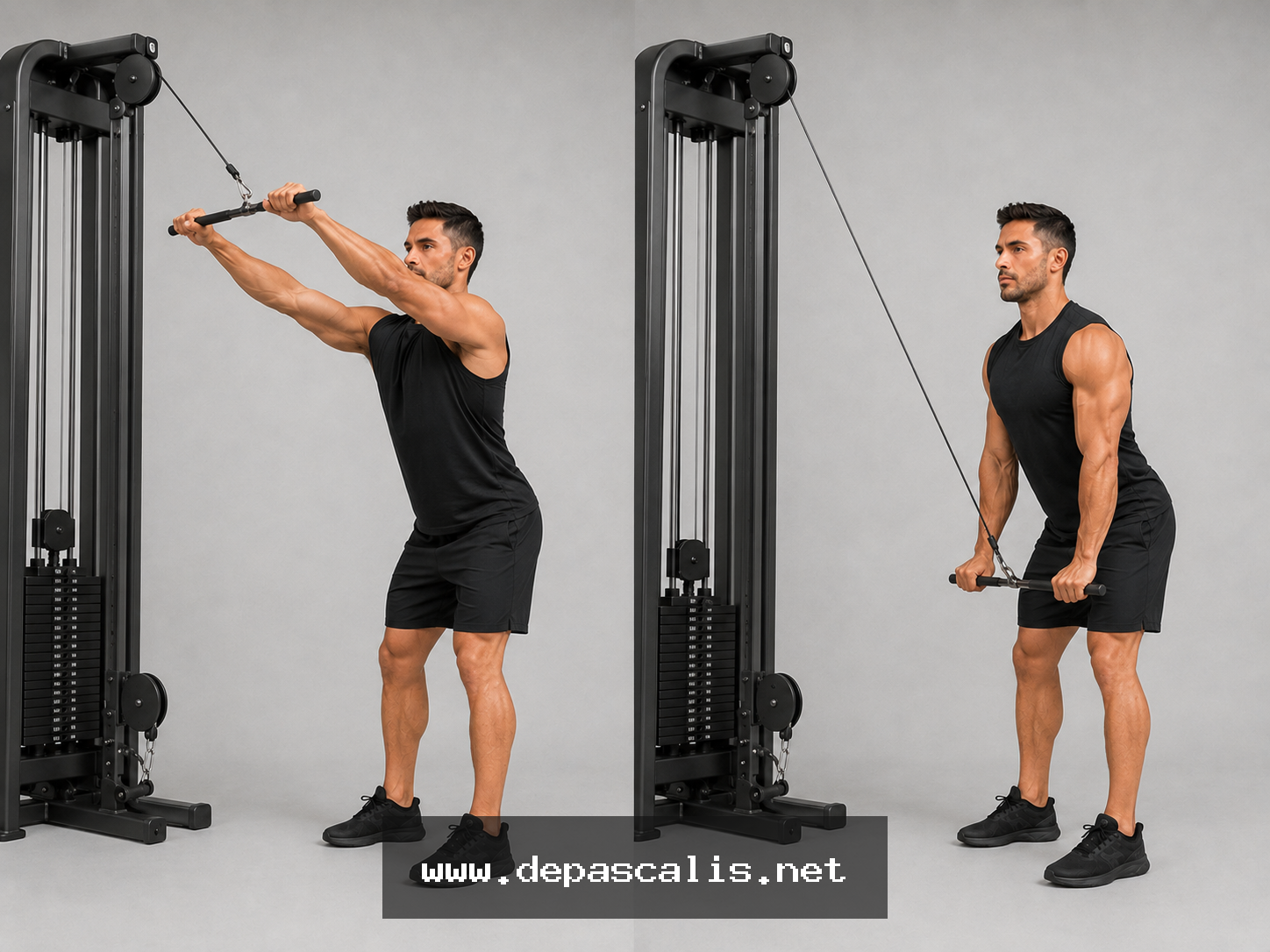 Pulldown a braccia tese