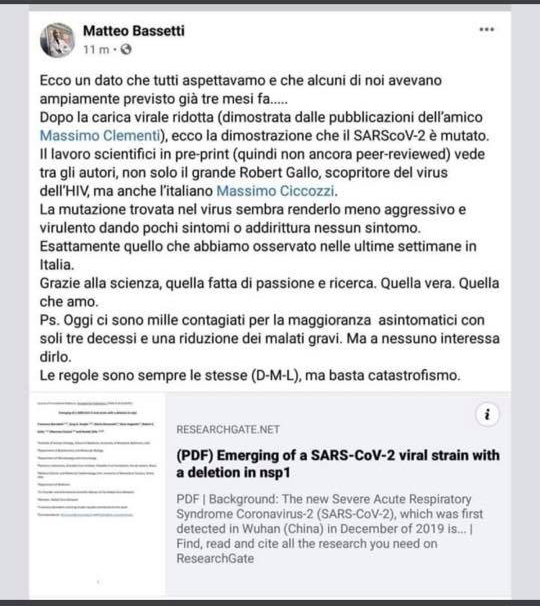 Il covid è diventato meno "cattivo"?